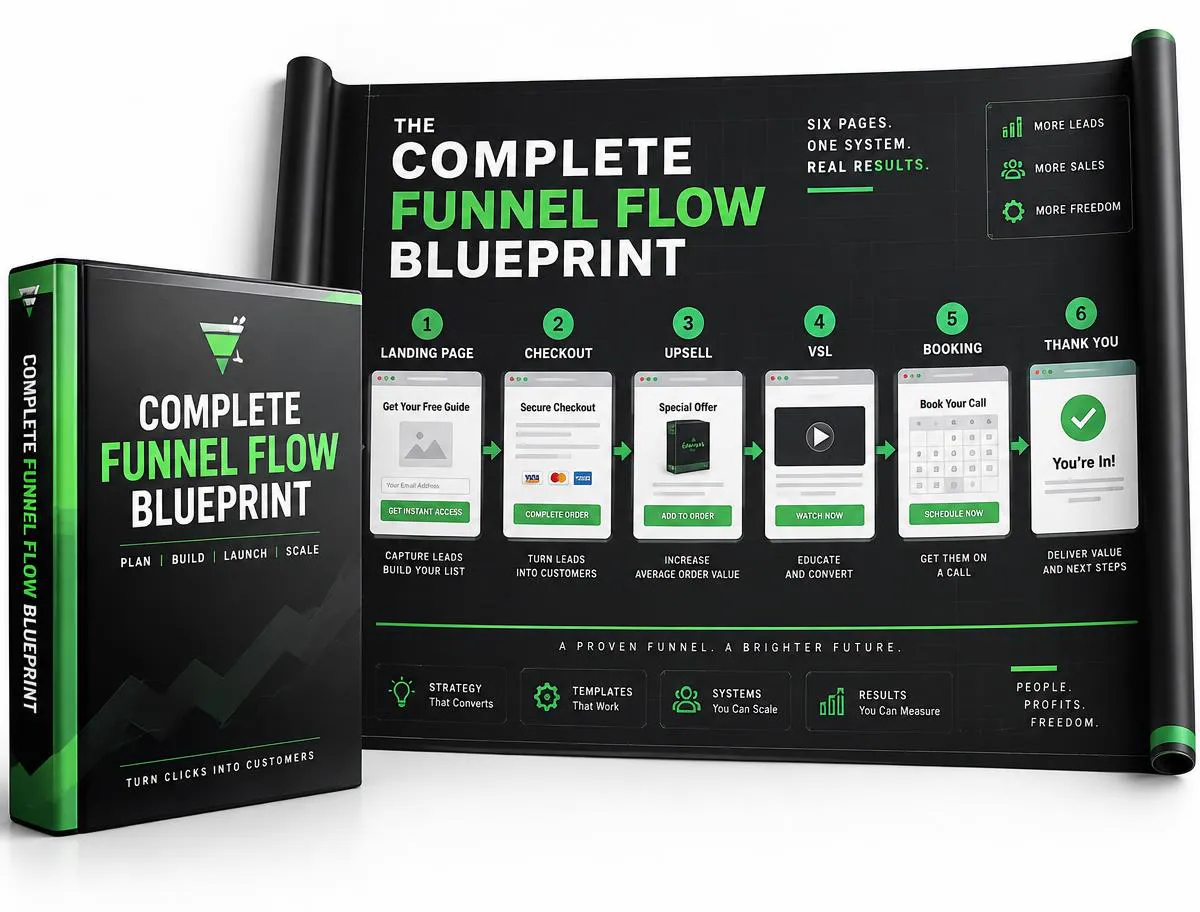 Complete Funnel Flow Blueprint mockup