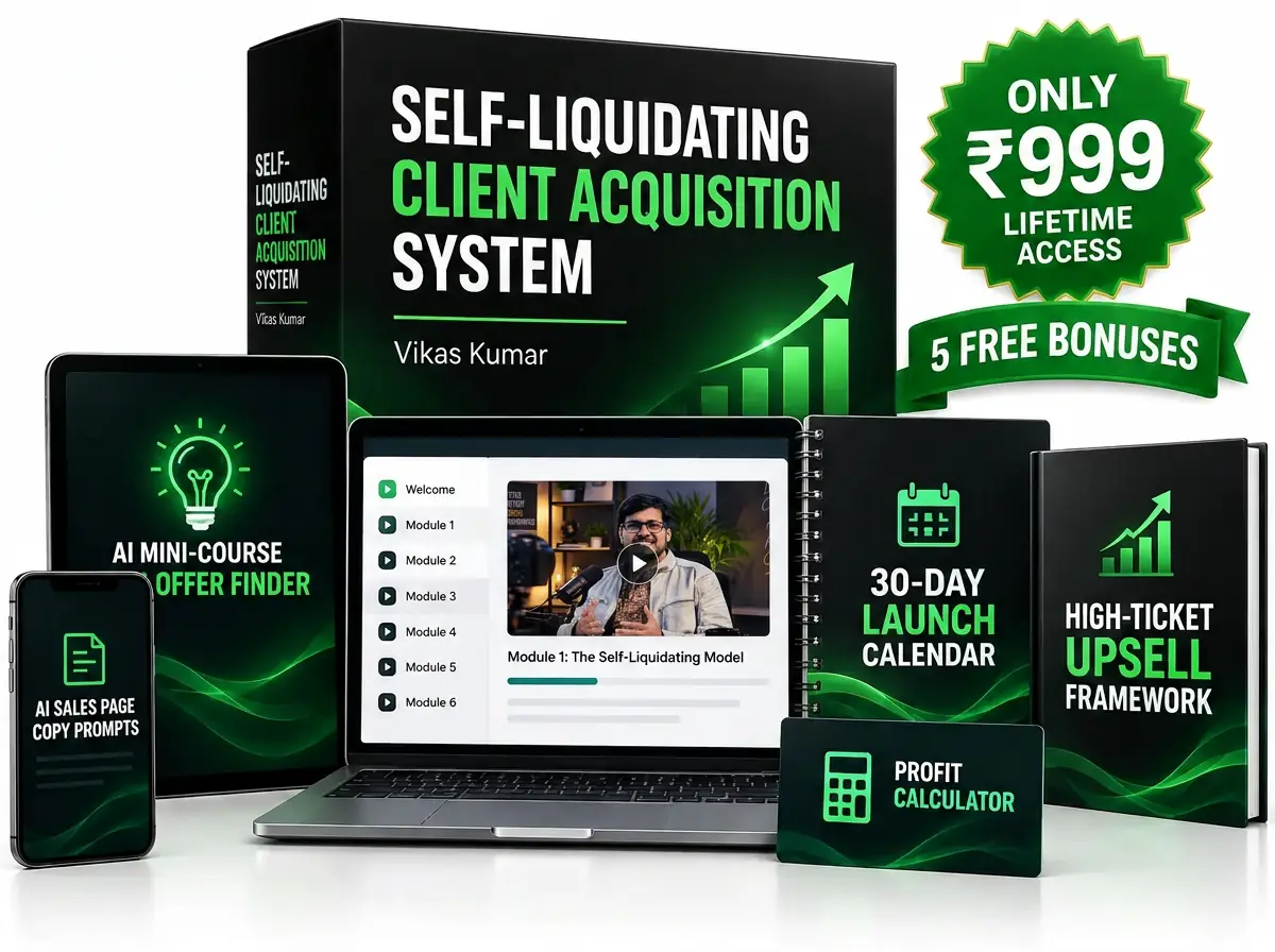 The complete Self-Liquidating Client Acquisition System offer stack